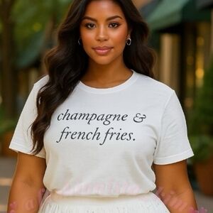Kate Spade Champagne and French Fries Large